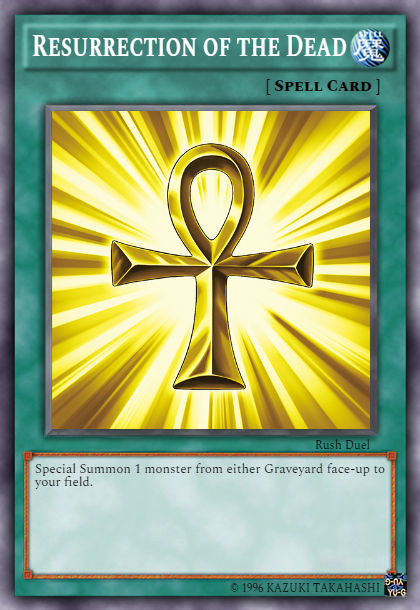 resurrection card yugioh YU-GI-OH! - Soul (SDWS-EN035) - Structure Deck Warriors Strike - 1st Edition Resurrection Tribute by exile0025 on