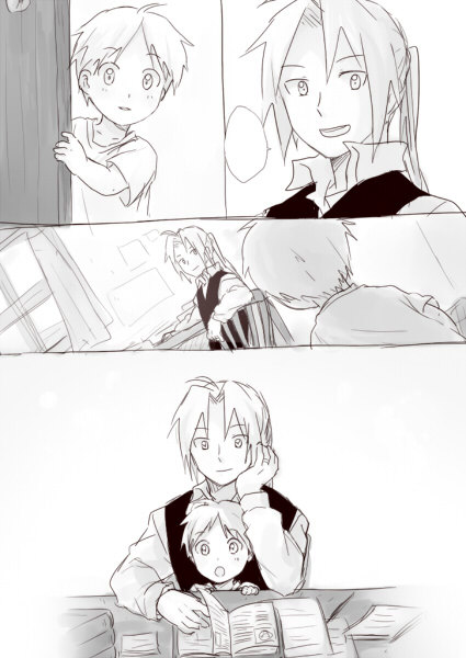 Edward Elric and his son 2