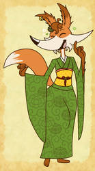 Traditionally Dressed Fox