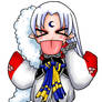 -Sesshomaru giving tongue-