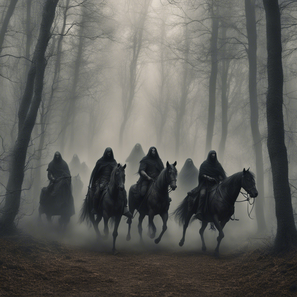 Post Apocalyptic Riding Mount The four horsemen of the apocalypse riding through by MSTNightfall on ...
