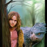 Hermione and Hippogryph