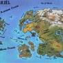 Geographic map of Tamriel in 4E201 (English)