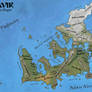 Carte Geographique d'Akavir