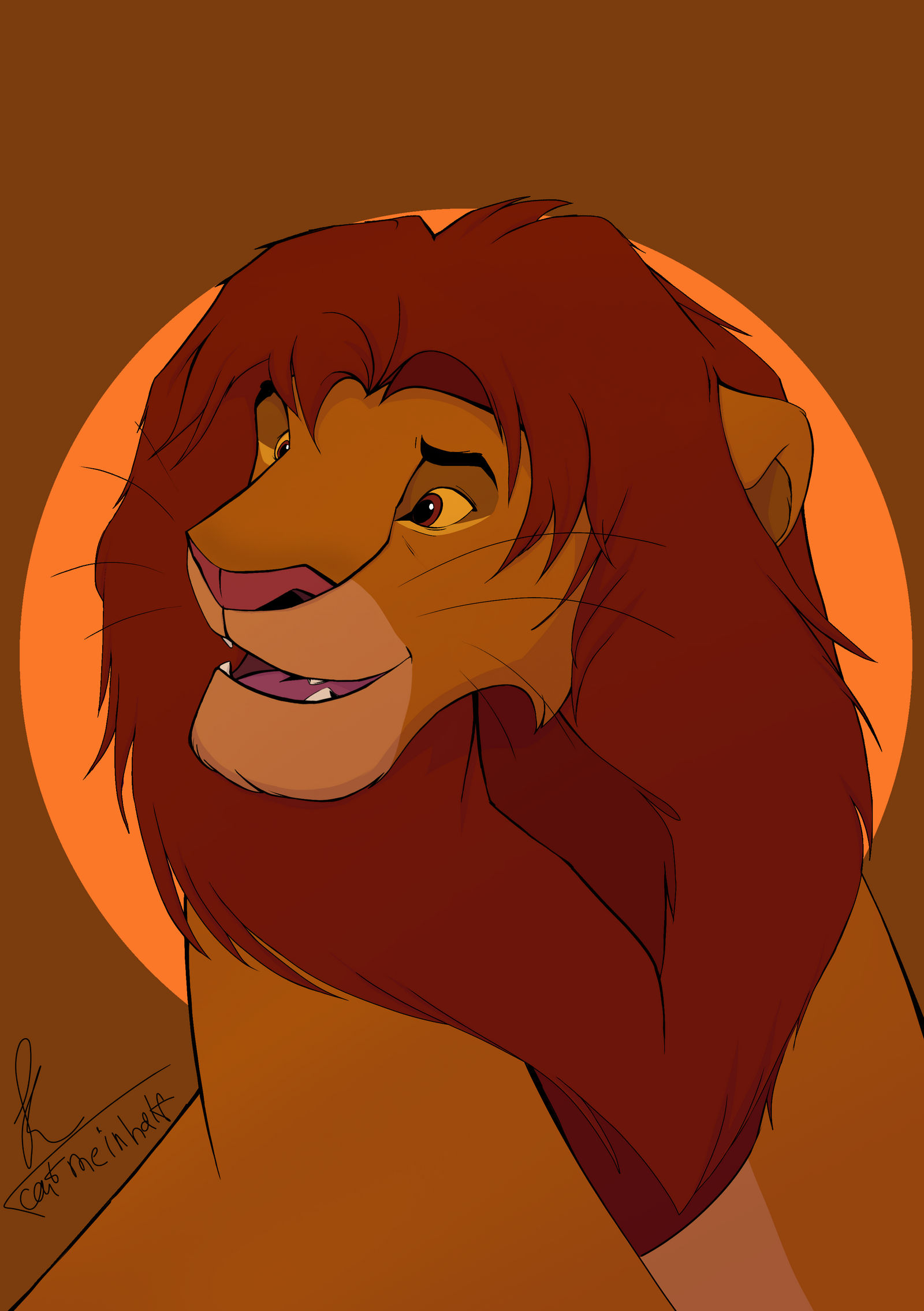 Simba by catmeinhalf on DeviantArt