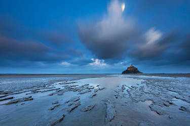 Mont Saint-Michel Moonlight