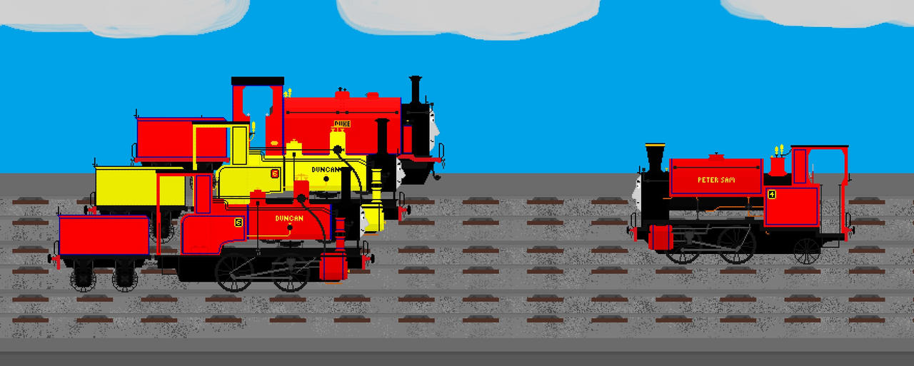 Peter Sam on the Welsh Coal by SodorAndAmerican on DeviantArt