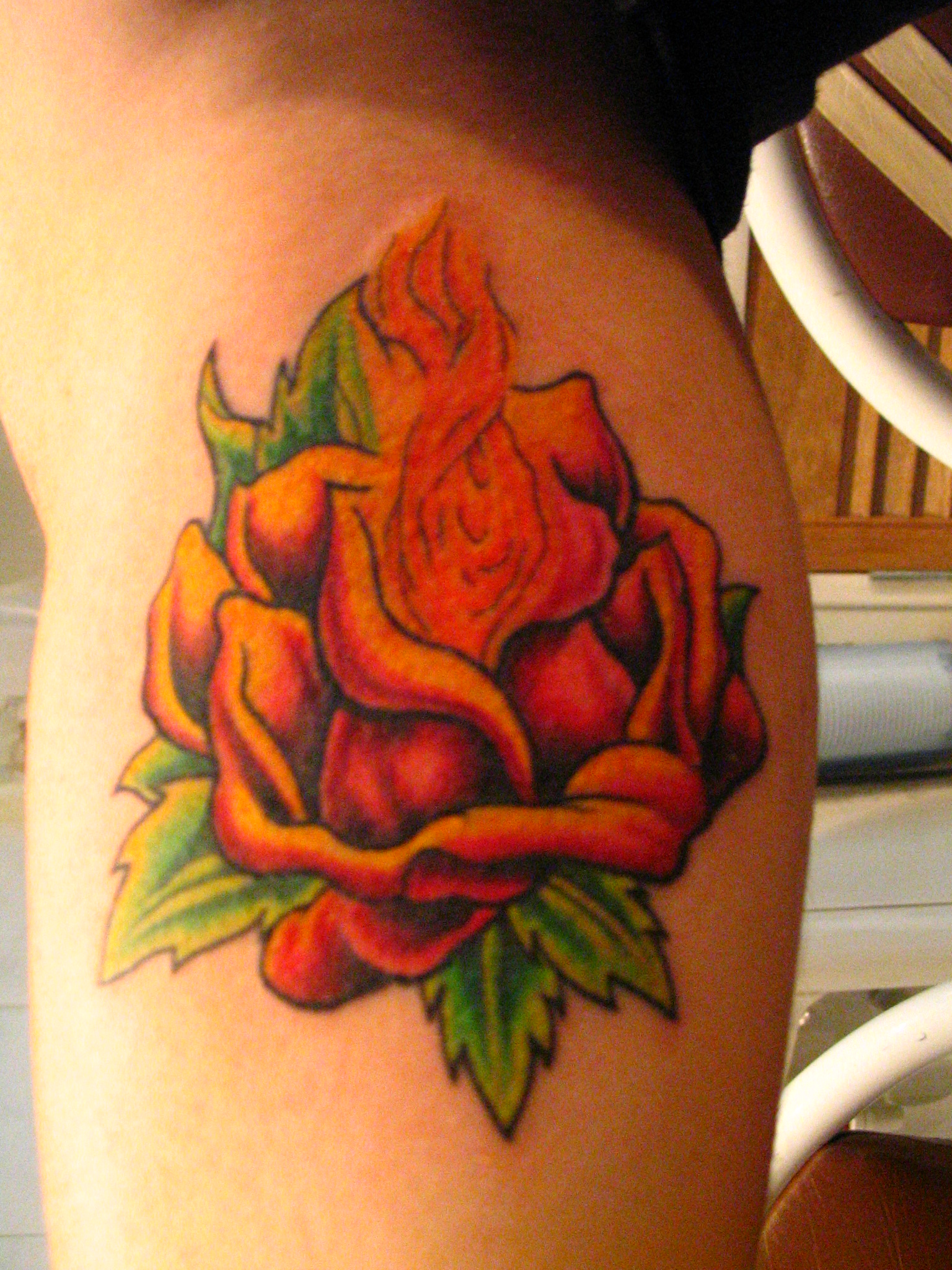 Flaming Rose