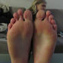 Big blonde feet