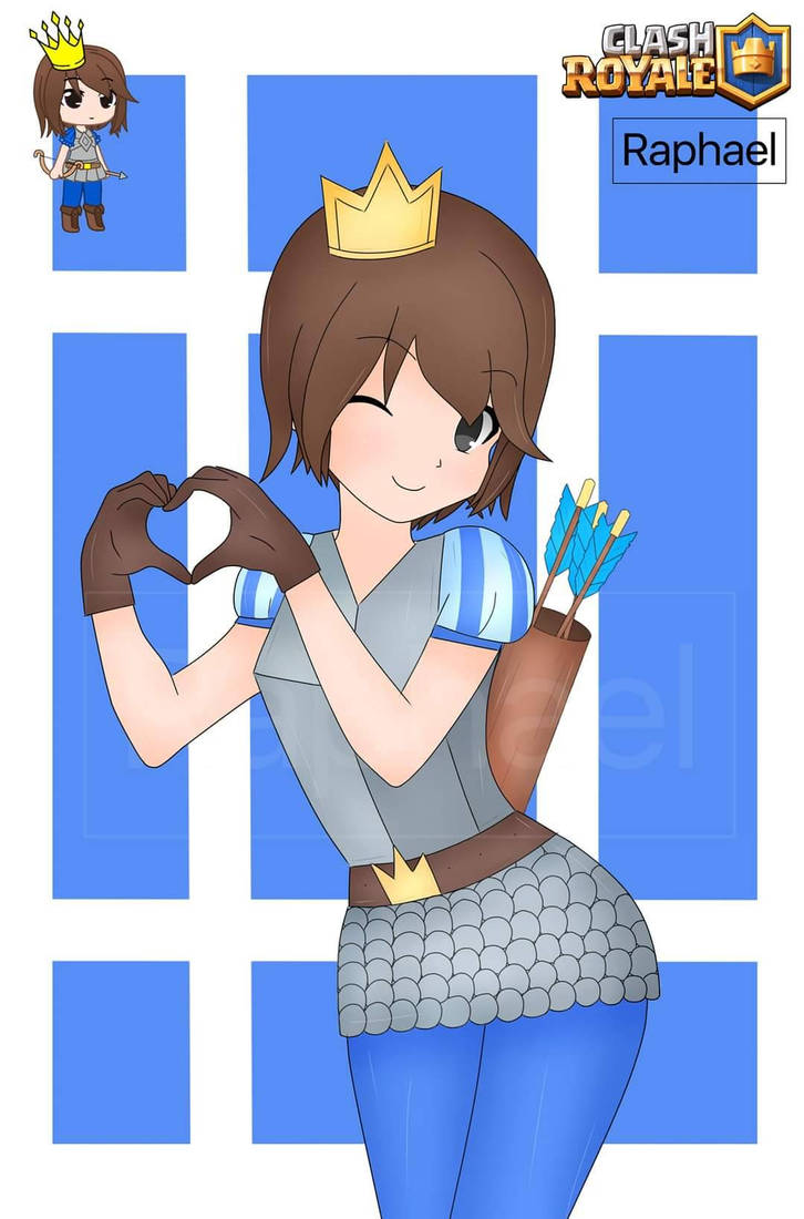 Princess in Clash Royale Anime(OLD) by RaphaelZB on DeviantArt