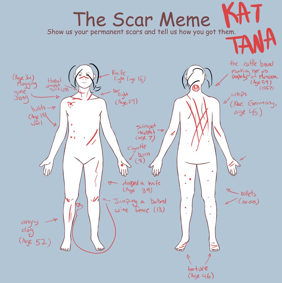 Kat Tana's Scars