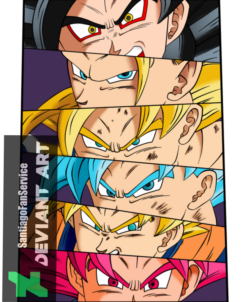 Todas Las Transformaciones De Goku by SantiagoFanService on DeviantArt