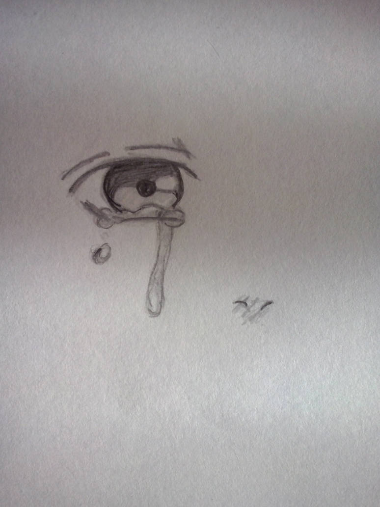 dibujo ojo anime llorando by Belen2000pelusito on DeviantArt