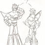 Prowl G1 meets Prowl Animated