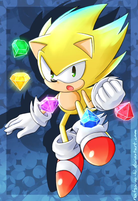 Classic Super Sonic Artwork Things Artwork Paradise