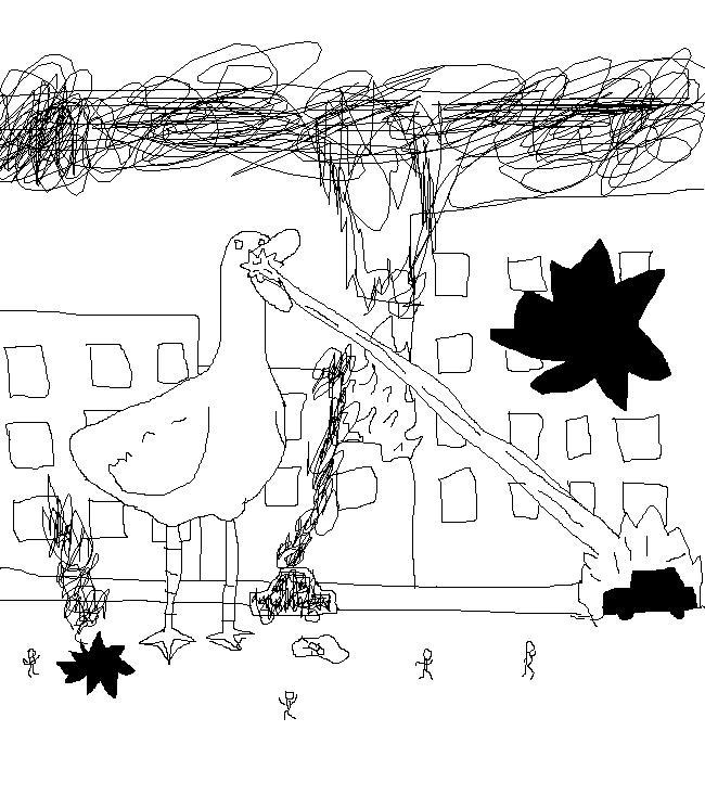 Duckzilla by chocowubbles on DeviantArt