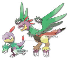 Monthly Prompt 003: New Fakemon: Sky Raptors