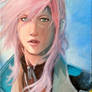 Lightning - FFXIII-2 Acrylic paint