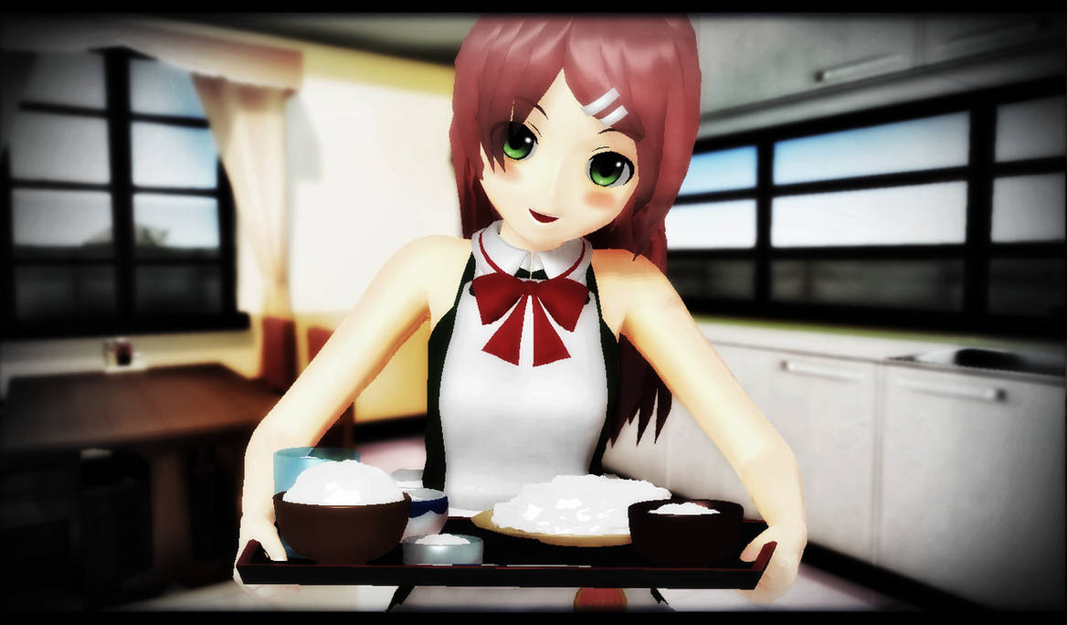 Mmd Morning Routine -MMD- Breakfast by WonderWhimsi on DeviantArt