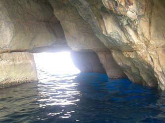 The blue cave