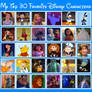 30 Favorite Disney characters