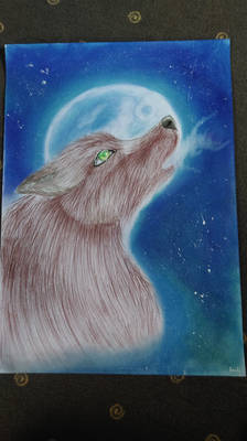 Howling wolf