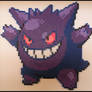 Pokemon Gengar Perler Bead Sprite