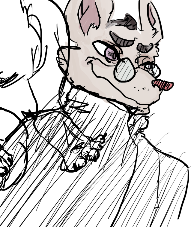 Old sketch of rat oc edgar by weaselpuffs on DeviantArt