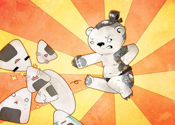 SUMO YAKUZA KARATE BEAR