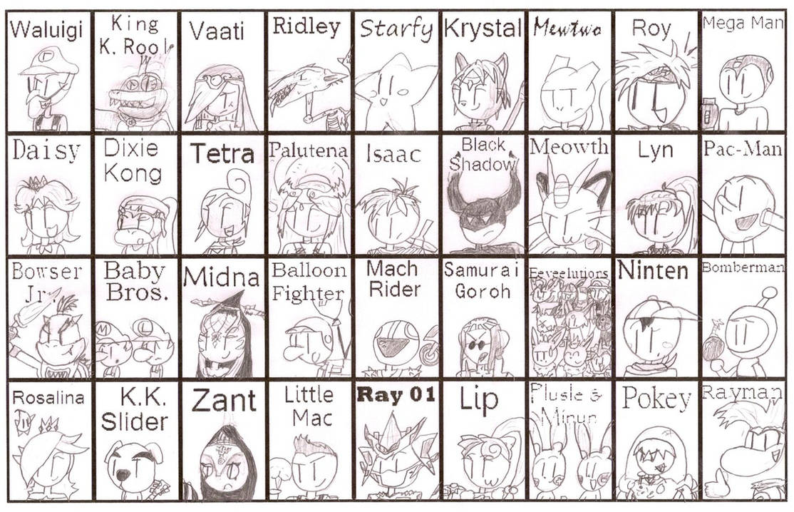 Revamped Memories Roster Dream Roster by Cheesedork on DeviantArt