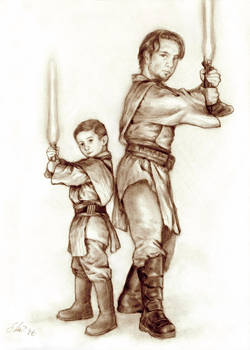 Jedi Knight and Padawan