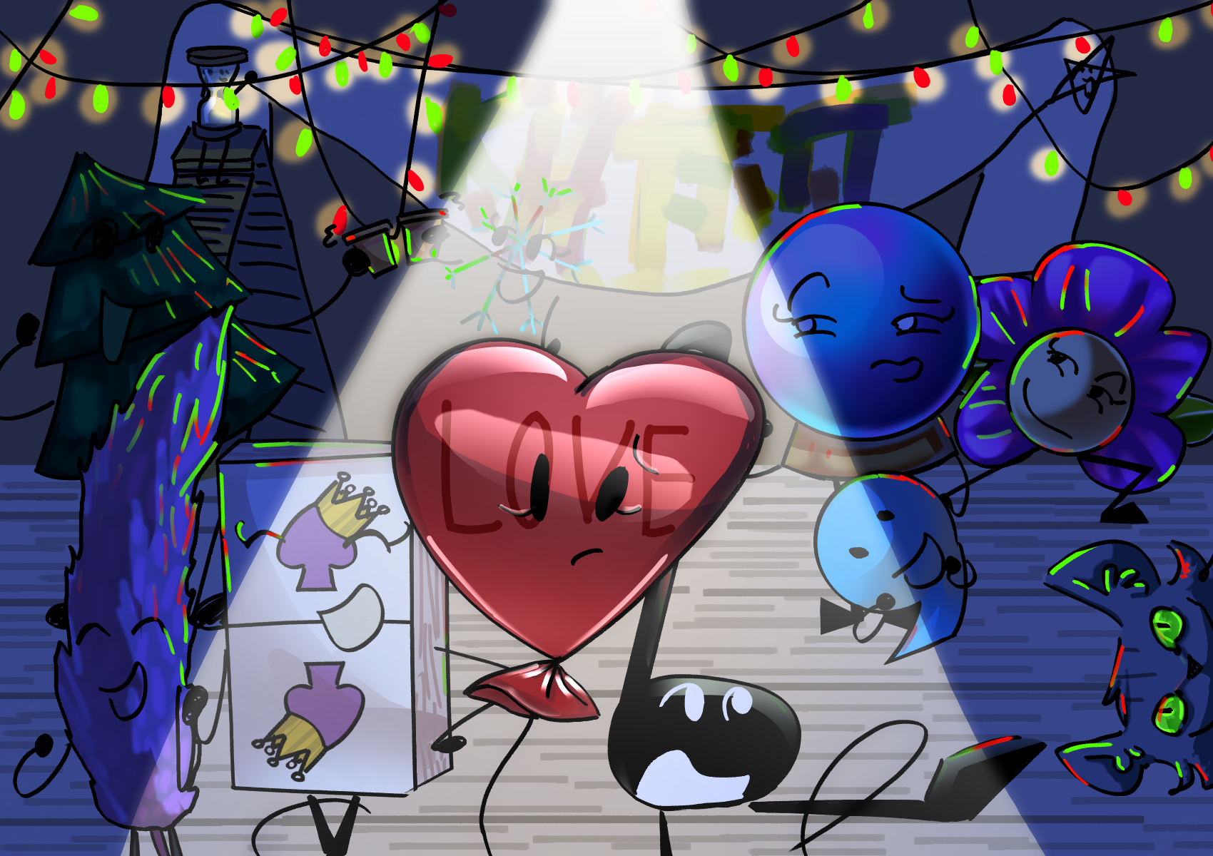 Redraw of party