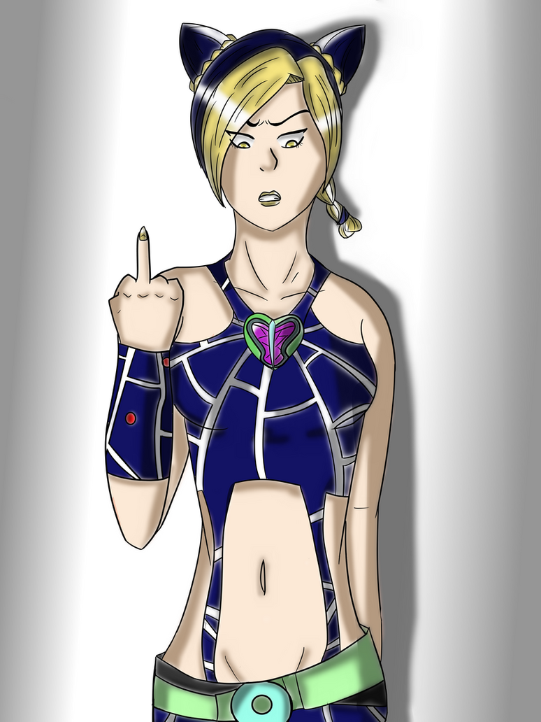 fanart decided to draw / paint cujoh jolyne. 