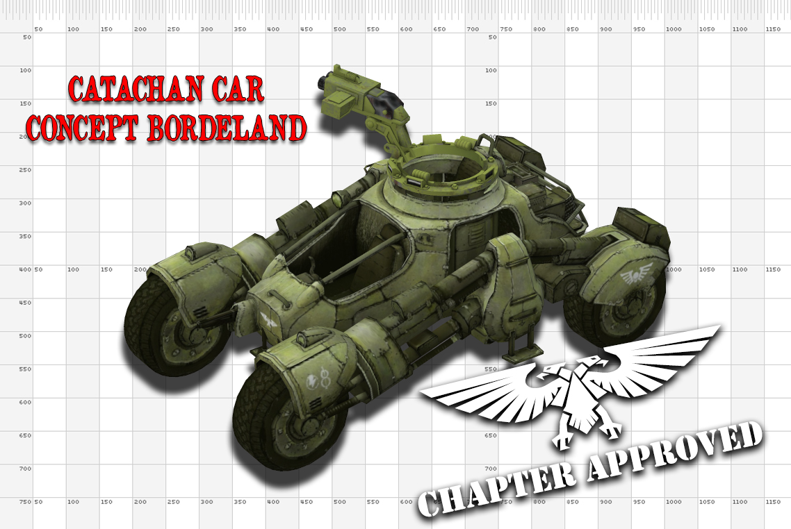 catachan concept car bordeland for w40k universe