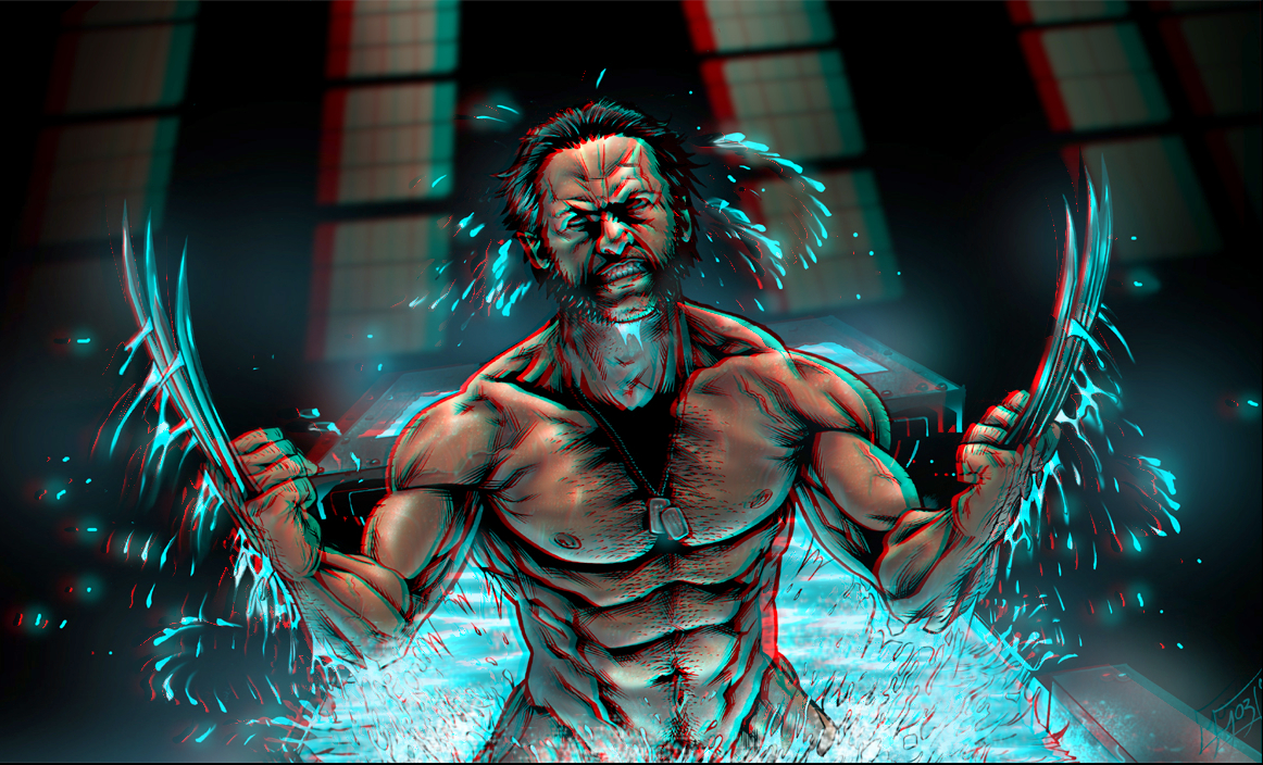 Wolverine Origin Anaglyph