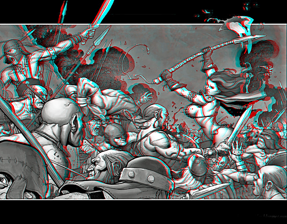 She Devil B/W Anaglyph