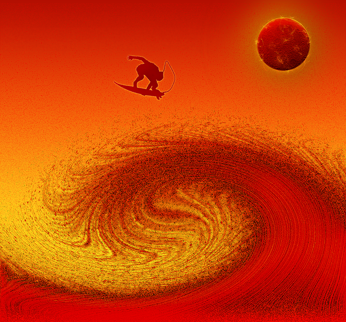 Fire Surfer