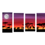 Africa Silhouette Panels
