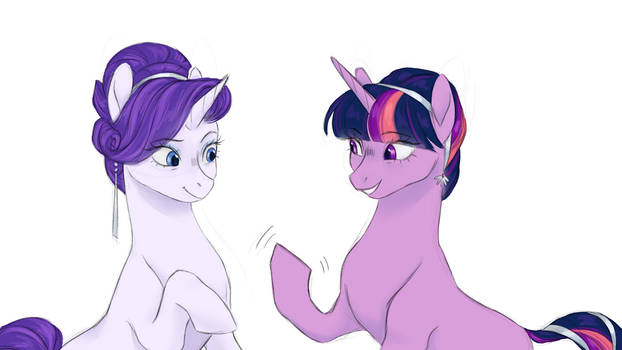 Rarity And Twilight