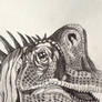 Giraffatitan Head Study (Pencil Sketch)