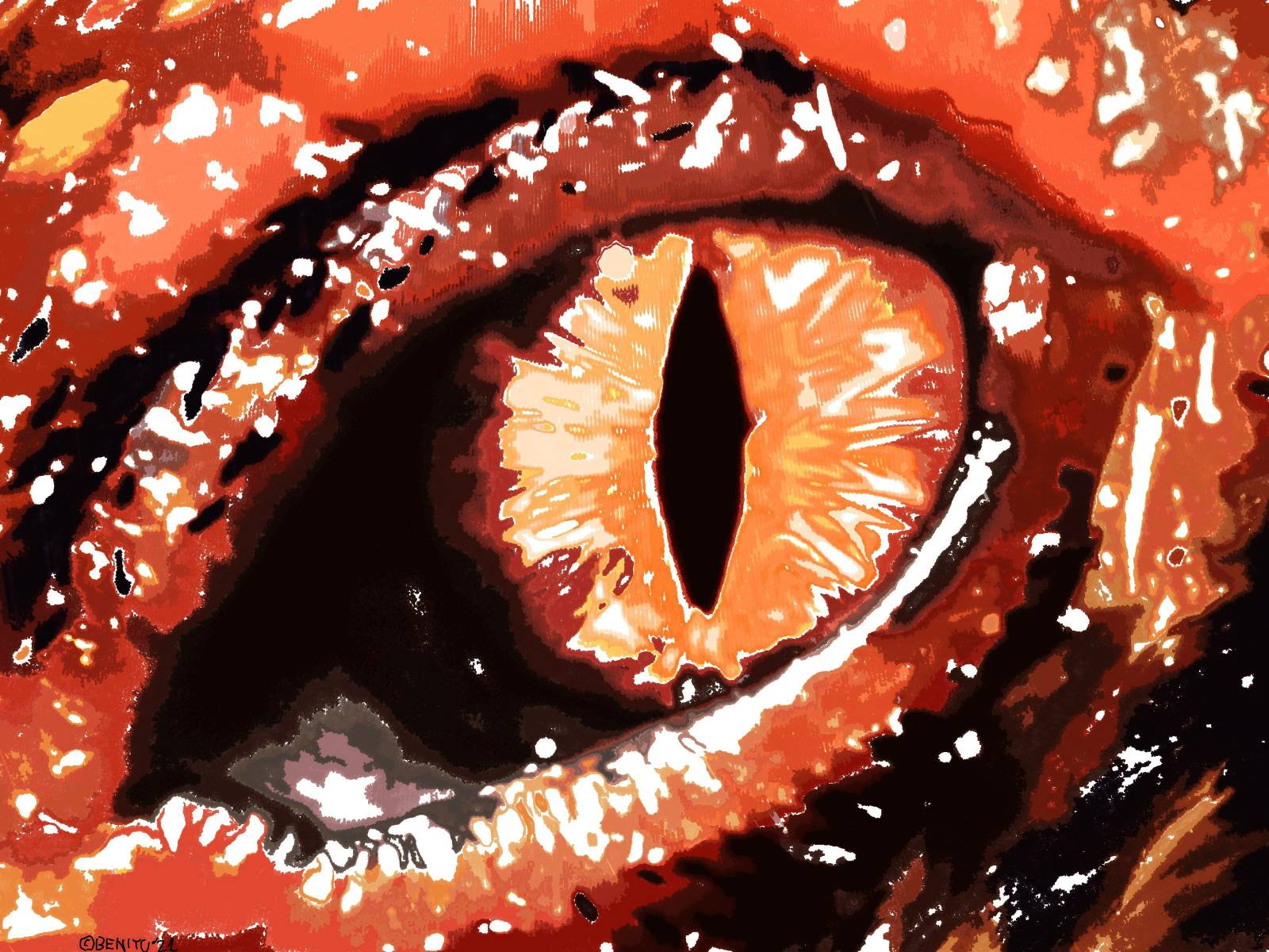 Dino Chicken (Digital Painting)