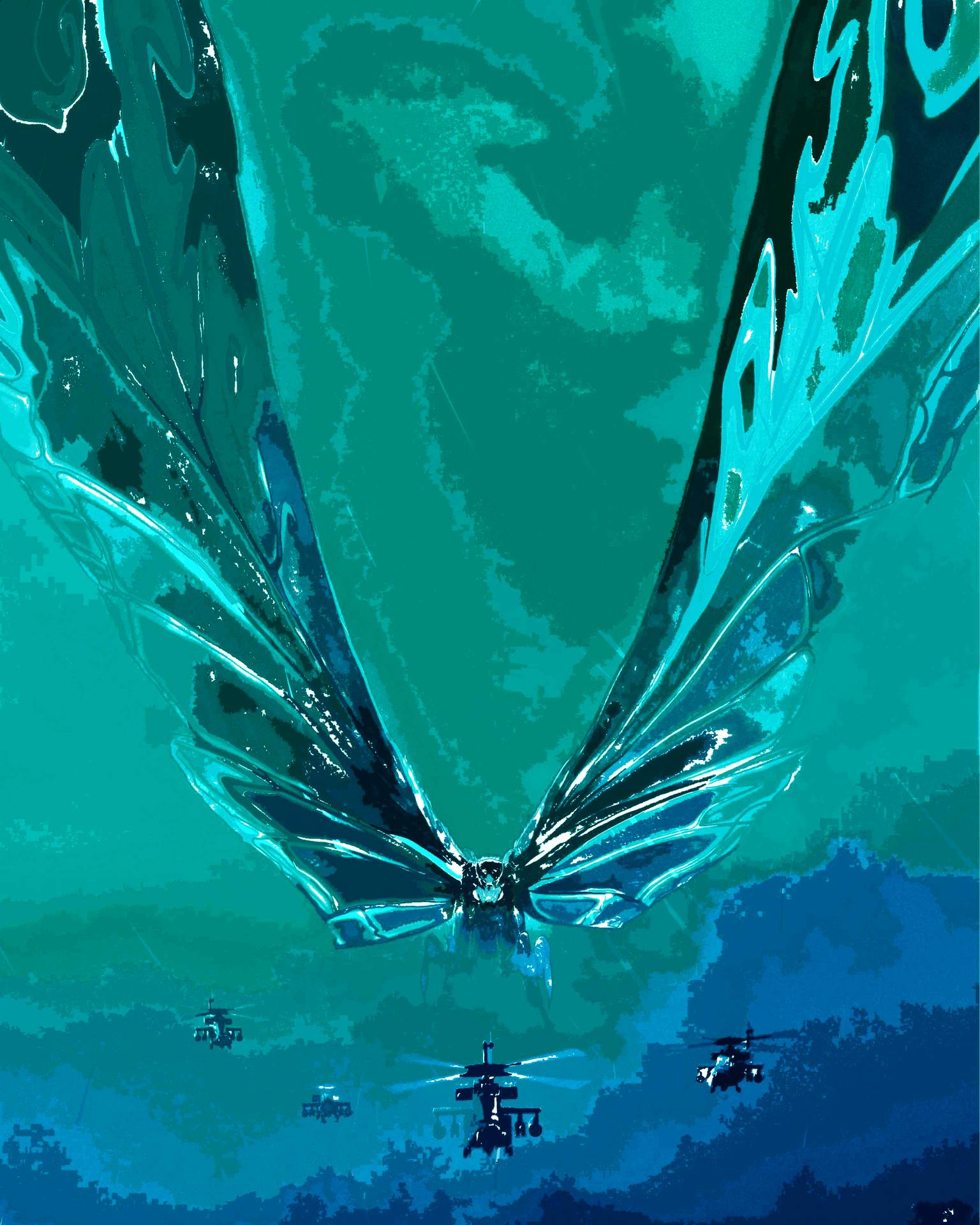 Mothra (Digital Painting)