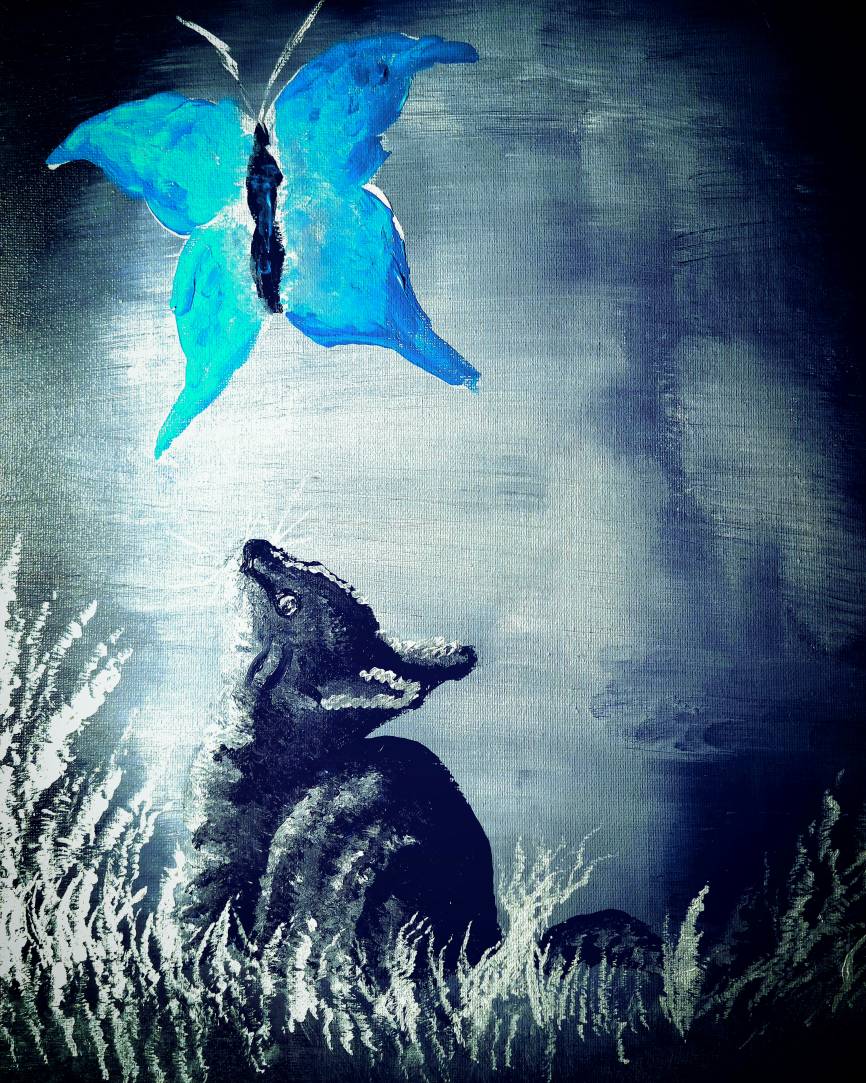 Curiosity (Traditional Painting)