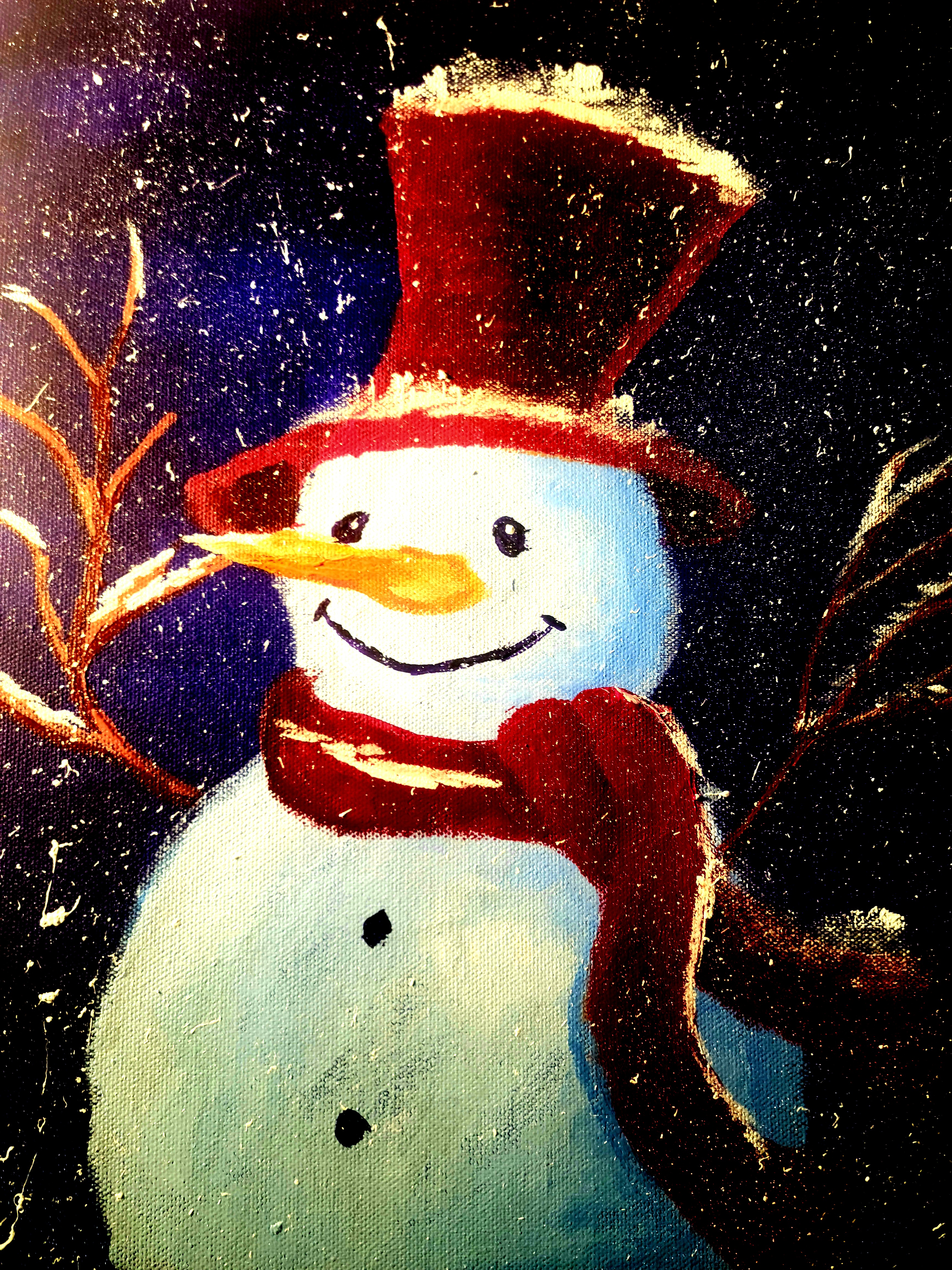 Happy Holidays everyone! (Traditional Painting)