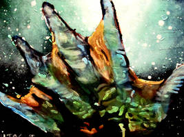 The Aquatic Ape (Traditional Painting)