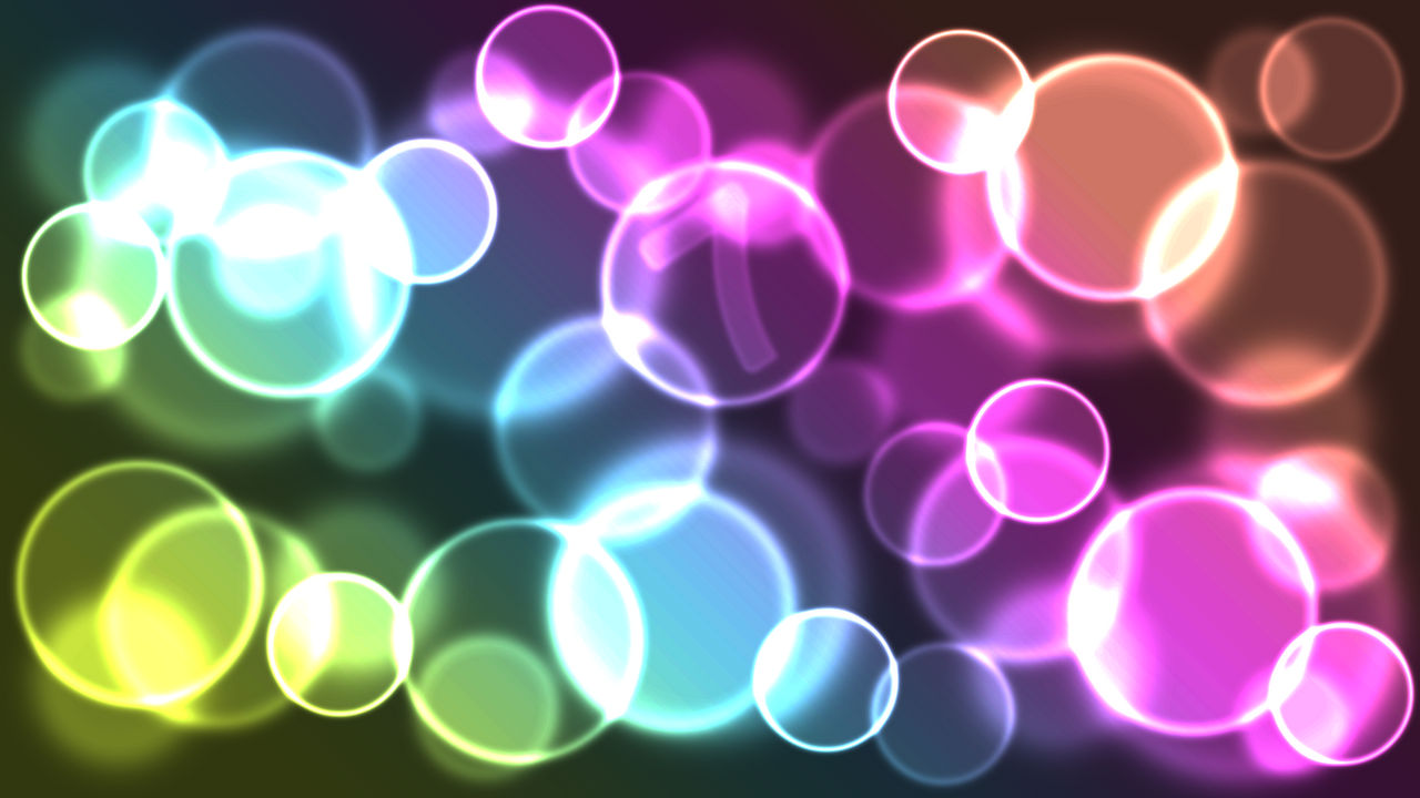Rainbow Bokeh Windows 7 Wallpaper by JaidynM