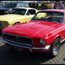 1968 Ford Mustang red