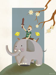 riding the elephant