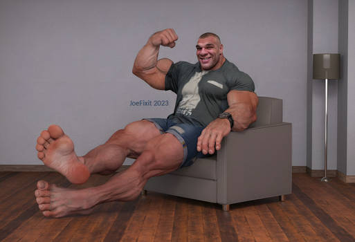 Biceps and feet