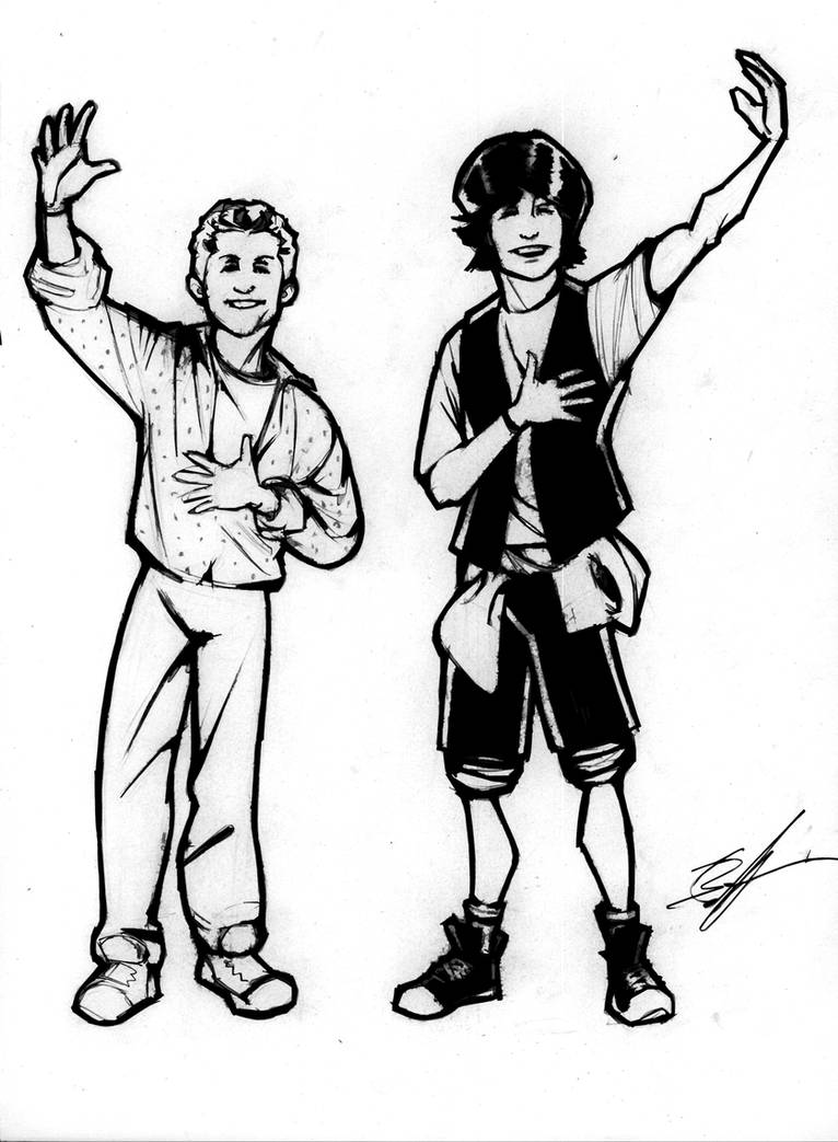 Bill And Ted By Bradtheartguy On Deviantart